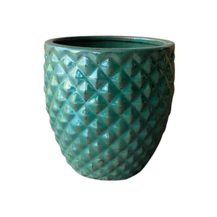 Donica szkliwiona Jade Porto S - Donice - miniaturka - grafika 1