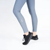 Legginsy - Legginsy sportowe ocieplane damskie długie szare oddychające Cuna S - miniaturka - grafika 1