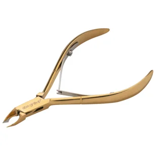 Aba Group Cążki Do Skórek Złote Dwusprężynowe Profesjonalne 5mm 1121 - Akcesoria do paznokci - miniaturka - grafika 1