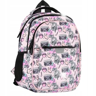 PLECAK SZKOLNY TORNISTER DLA DZIEWCZYNKI MUSIC RÓŻOWY PIÓRNIK TUBA - Plecaki szkolne i tornistry PLECAK SZKOLNY TORNISTER DLA DZIEWCZYNKI MUSIC RÓŻOWY PIÓRNIK TUBA - Plecaki szkolne i tornistry - miniaturka - grafika 1