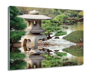 ochrona na indukcję Ogród Japonia drzewa 60x52, ArtprintCave - Deski do krojenia - miniaturka - grafika 1