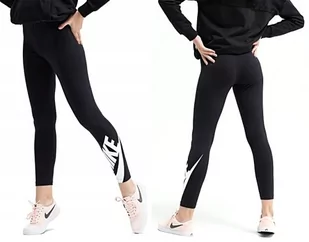 Damskie Legginsy NIKE TIGHT FIT CN8033-010 - Legginsy - miniaturka - grafika 1