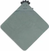 Okrycia kąpielowe dla dzieci - Ręcznik okrycie kąpielowe z kapturem 75x75 cm Jungle morski Jollein - miniaturka - grafika 1