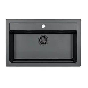 Zlewozmywak ALVEUS Atrox 40 1148163 Czarny - Zlewozmywaki - miniaturka - grafika 1