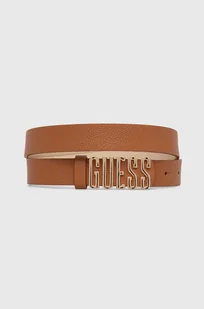 Guess pasek MERDIAN damski kolor brązowy BW9114 P4225 - Paski - miniaturka - grafika 1