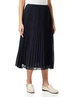 Spódnice - French Connection Ella szyfonowa plisowana spódnica, granatowa, XL, granatowy, XL - miniaturka - grafika 1