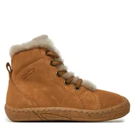 Buty dla dziewczynek - Trzewiki Froddo Minni Suede Laces G2110140-2 S Brązowy - miniaturka - grafika 1