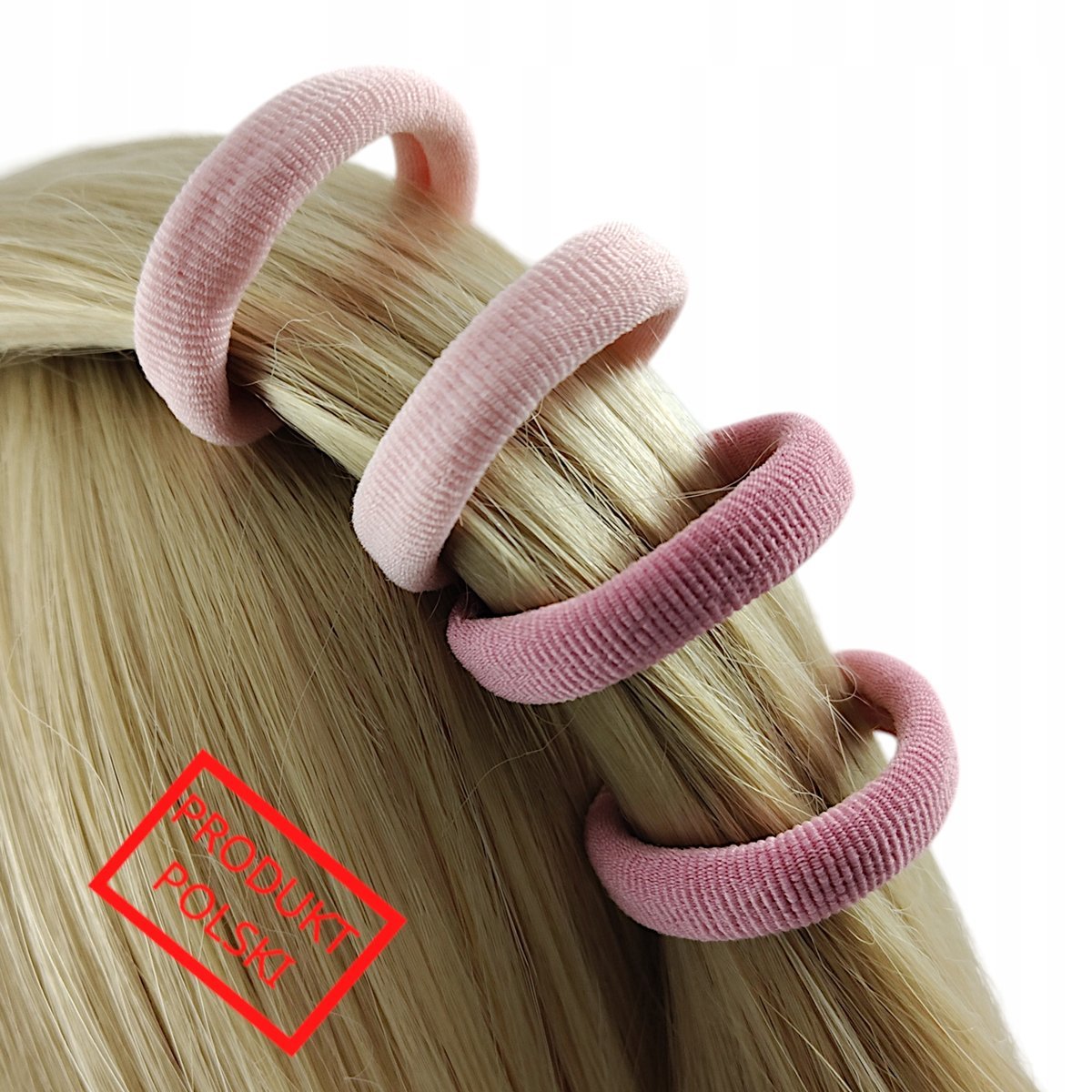 Scrunchies Gumki do włosów Elastyczne Kolorowe