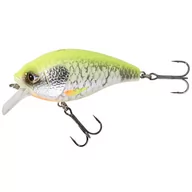 Przynęty - Wobler Crankbait Shallow Runner Caperlan CRKSR 70 F biały żółty grzbiet - miniaturka - grafika 1