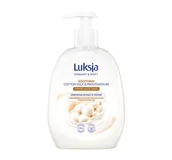 Mydła - LUKSJA Creamy & Soft Kremowe mydło w płynie Mleczko bawełniane i prowitamina B5, 500ml - miniaturka - grafika 1