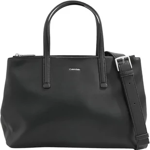 Calvin Klein Damska torba Must Tote MD Crossover, Ck czarna, Ck czarny, Rozmiar Uniwersalny - Torebki damskie - miniaturka - grafika 1