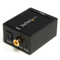 Adaptery i przejściówki - StarTech SPDIF2AA konwerter plików audio Czarny - miniaturka - grafika 1