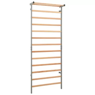 vidaXL vidaXL Drabinka gimnastyczna do domu i na zewnątrz 90x30x236 cm 92486 92486 - Pozostały sprzęt siłowy - miniaturka - grafika 1
