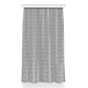 Klasyczna zasłona kolory Szare liście wzór 150x260, Fabricsy - Zasłony - miniaturka - grafika 1