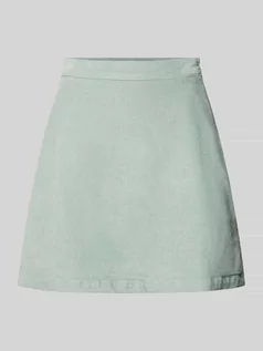 Spódnice - Spódnica mini z wyhaftowanym logo model ‘Noda’ - grafika 1