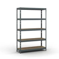 Szafy i regały magazynowe - B2B Partner Regał półkowy 1786 x 1200 x 400 mm, nośność 280 kg 540016 - miniaturka - grafika 1
