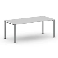 Stoły i stoliki do biura - B2B Partner Stół konferencyjny INVITATION 2000 x 900 x 750 mm, biały 499222 - miniaturka - grafika 1