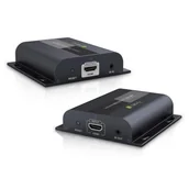 Wzmacniacze sygnału wifi - Techly Extender HDMI 1080p60Hz HDBitT po Skrętce Kat6 do 120m z obsługą IR - miniaturka - grafika 1