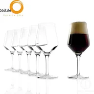 Szklanki - Stolzle Lausitz szklanki do piwa na nóżce 430 ml 6 szt - miniaturka - grafika 1