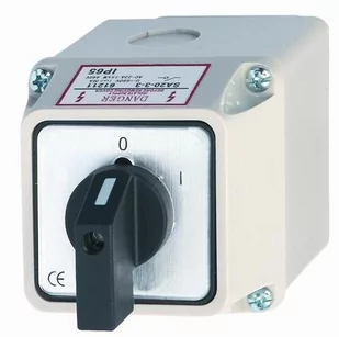 AEP Łącznik krzywkowy ŁKA12/10/OB1 0-1) ŁKA12/10/OB1 - Wyłączniki światła i elektryczne - miniaturka - grafika 1