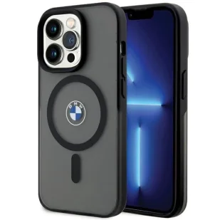 Etui BMW IML Signature MagSafe do iPhone 15 Pro - czarne - Etui i futerały do telefonów - miniaturka - grafika 1