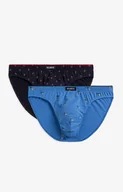 Majtki męskie - 2-pack Slipy męskie sport Sun 2MP-004, Kolor multicolour, Rozmiar M, ATLANTIC - Intymna - miniaturka - grafika 1