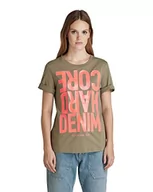 Koszulki i topy damskie - G-STAR RAW T-shirt damski Hcd R T Wmn, zielony (Shamrock 4107-2199), XS - miniaturka - grafika 1