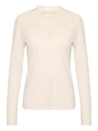 Koszulki i topy damskie - Cream Koszulka w kolorze kremowym - miniaturka - grafika 1