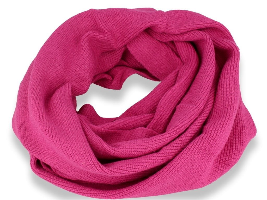 Ciepły komin włoska produkcja różowy