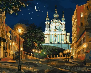 Malowanie po numerach - Wieczór Kijów ©Siergiej Brandt - Malowanie po numerach - miniaturka - grafika 1