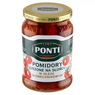 Ponti Pomidory suszone na słońcu w oleju słonecznikowym 280 g - Kuchnie świata - miniaturka - grafika 1