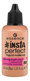Essence #INSTA PERFECT Liquid Make Up - Wodoodporny, matujący podkład w płynie - 80 - #HOT CHOCOLATE ESSPMWPPL-WPL-03 - Podkłady do twarzy - miniaturka - grafika 1
