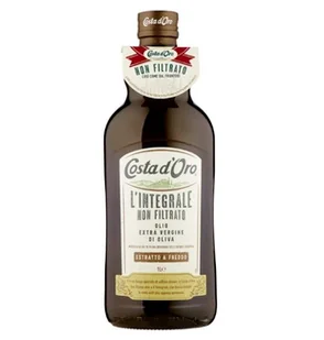 Oliwa z Oliwek Olio Extravergine di Oliva Integrale 1l - Costa d'Oro - Zdrowa żywność - miniaturka - grafika 1