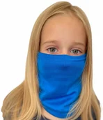 Czapki dla dzieci - NANO szalik wielofunkcyjny - dziecięcy .siny - miniaturka - grafika 1