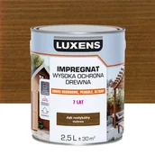 Farby i impregnaty do drewna - Impregnat do drewna Wysoka ochrona Dąb rustykalny mat 2.5 l Luxens - miniaturka - grafika 1