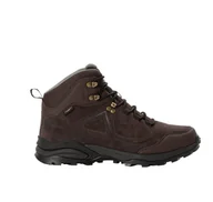 Buty trekkingowe męskie - Męskie buty na wędrówki Jack Wolfskin SUNSET HIKE TEXAPORE MID M dark oak - 39,5 - miniaturka - grafika 1