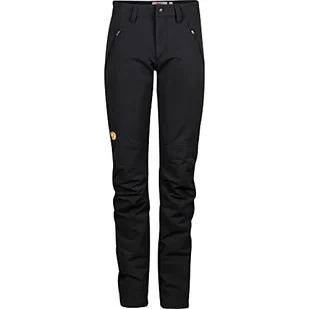 Fjallraven Fjallraven Damskie spodnie sportowe Oulu Trousers W czarny czarny 46 89446 - Spodnie damskie - miniaturka - grafika 1