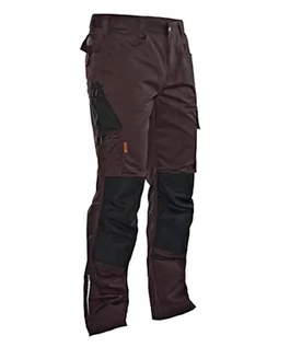 Spodenki męskie - Jobman 2321 męskie spodnie robocze z kieszeniami na kolanach, brązowe/czarne, rozmiar 22 - grafika 1