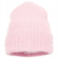 Czapka zimowa damska z angory OLGA Pudrowy róż