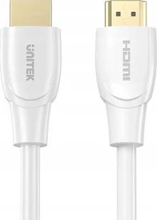 Unitek Kabel HDMI 2.0 4K biały 2m - Kable komputerowe i do monitorów - miniaturka - grafika 1