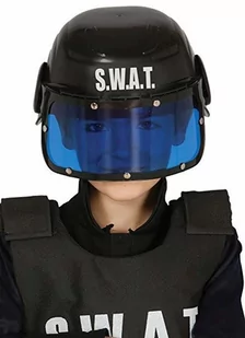 Kask służb specjalnych, czarny - Dodatki do strojów karnawałowych - miniaturka - grafika 1