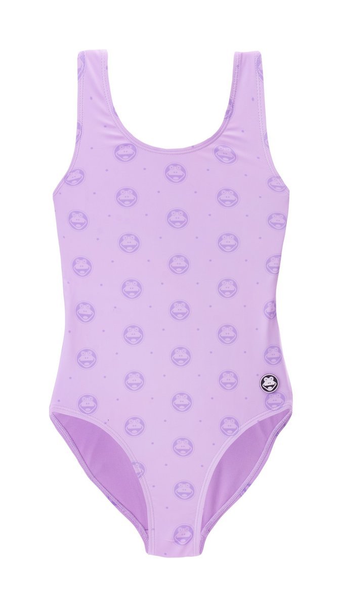 Dziecięcy Strój kąpielowy jednoczęściowy EVRI KIDS ORCHID FROG PRINT 122