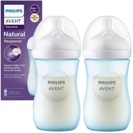 Butelki dla niemowląt - 2X Butelka Antykolkowa Philips Avent Natural 3 Response Scy903/21 260Ml - miniaturka - grafika 1