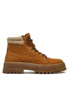 Pepe Jeans Trapery PMS50251 Brązowy - Botki męskie - miniaturka - grafika 1
