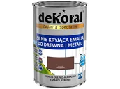 Emalie - Dekoral Emalia Emakol Strong mahoń mat 0 9 l 371007 - miniaturka - grafika 1