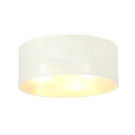 Lampy sufitowe - Plafon Aston okrągły biało-złoty 3xE27x10W wym: 20 x 50 cm IP20 metal Emibig - miniaturka - grafika 1
