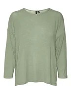 Koszulki i topy damskie - VERO MODA VMALMA 3/4 JRS Top, Reseda, M (DE), Reseda, M - miniaturka - grafika 1
