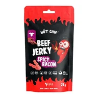 Pasztet i przetwory mięsne - Hot Chip Beef Jerky Spicy Bacon 25g - miniaturka - grafika 1