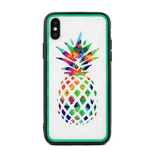 Beline Etui Hearts iPhone Xs Max wzór 4 clear (pineapple) - Etui i futerały do telefonów - miniaturka - grafika 1