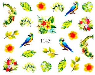 Naklejki wodne na paznokcie Palmy - nr 1145 - Ozdoby do paznokci - miniaturka - grafika 2